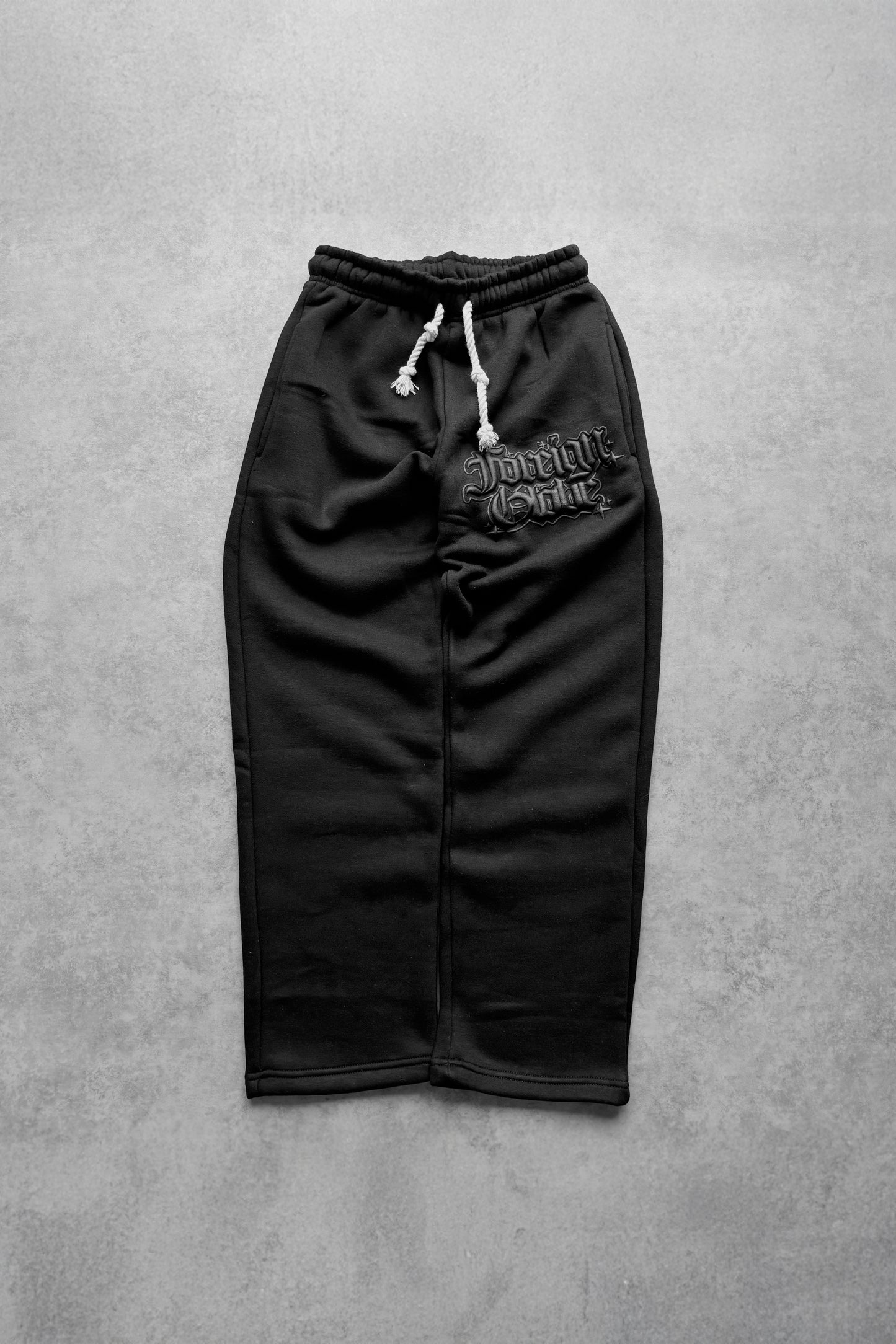 Triple Black Puff Tracksuit