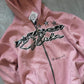 Pink y2k zip hoodie