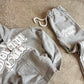 Grey Zip Up Puff Print Tracksuit